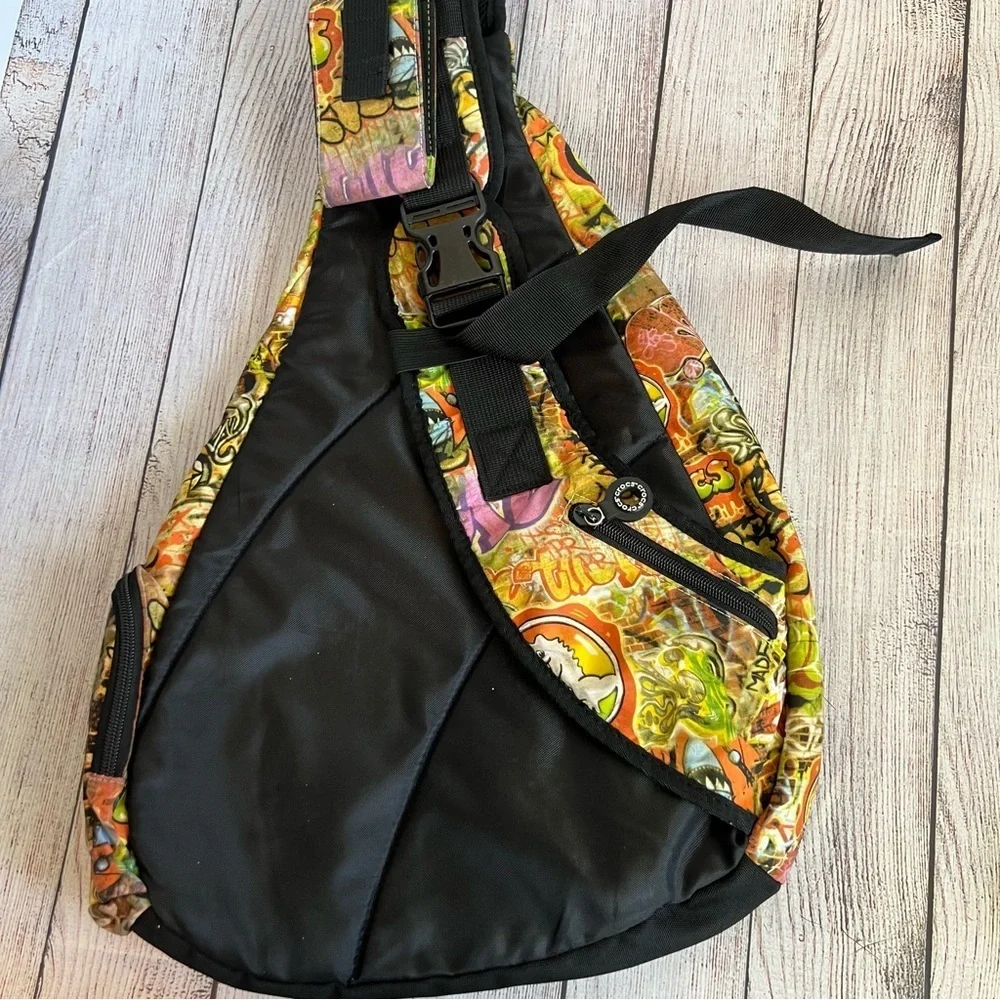 CROCS Graffiti Sling Back Backpack Bag